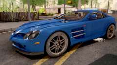 Mercedes-Benz SLR 722 Blue pour GTA San Andreas