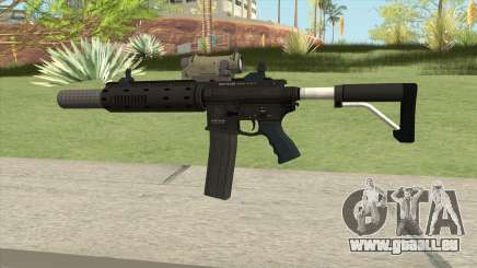 Carbine Rifle GTA V V3 (Silenced, Tactical) für GTA San Andreas