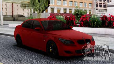 BMW M5 E60 Sedan Red pour GTA San Andreas