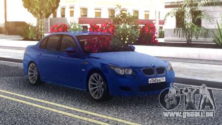 BMW M5 E60 Sedan Blue für GTA San Andreas