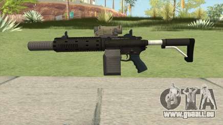 Carbine Rifle V1 Silenced, Tactical, Flashlight für GTA San Andreas