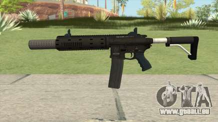 Carbine Rifle GTA V V3 (Silenced, Flashlight) pour GTA San Andreas