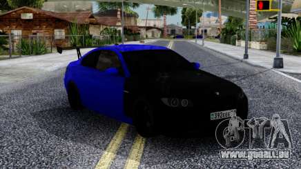 BMW M3 E92 Black & Blue pour GTA San Andreas