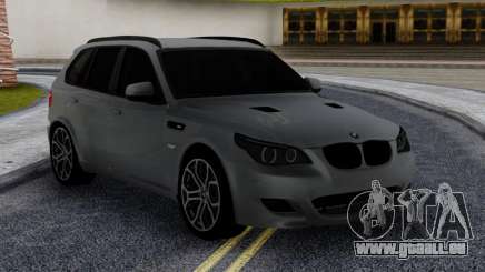 BMW X5M E70 with M5 E60 face pour GTA San Andreas