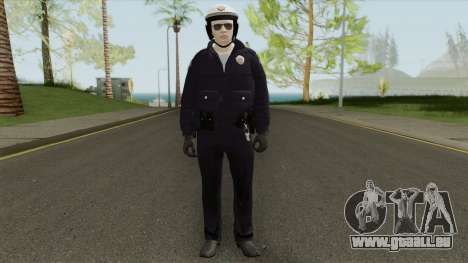 GTA Online Random Skin 192 SAHP Biker Officer für GTA San Andreas