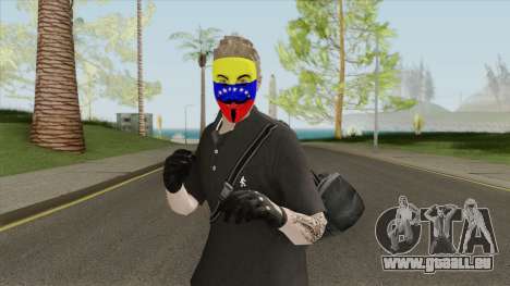 Piel Anonymous Venezuela für GTA San Andreas
