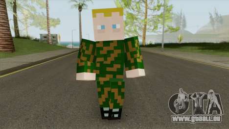 Army Minecraft Skin für GTA San Andreas