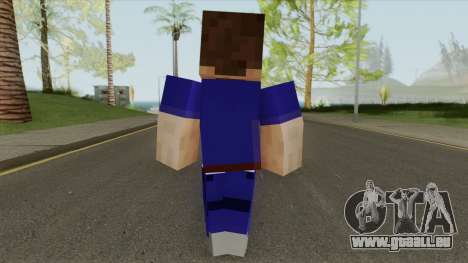 Police Minecraft Skin V1 pour GTA San Andreas