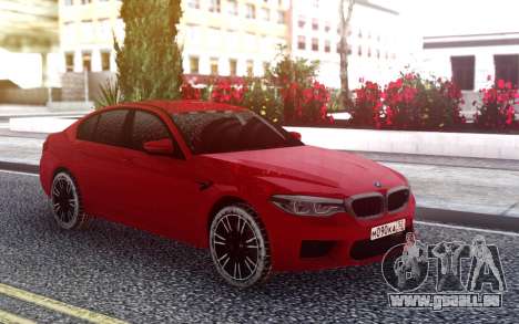 BMW M5 F90 Red Snow für GTA San Andreas