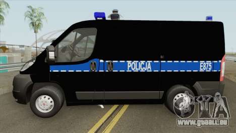 Fiat Ducato Polskiej Policji für GTA San Andreas