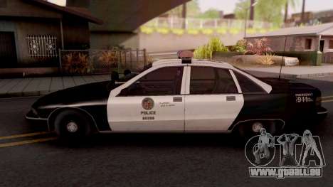 Chevrolet Caprice 1991 Los Santos Police pour GTA San Andreas