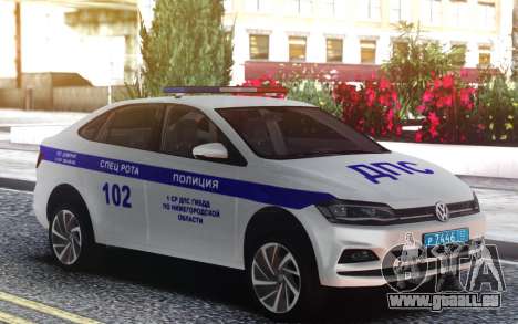 Volkswagen Polo 2019 SB police de la circulation pour GTA San Andreas