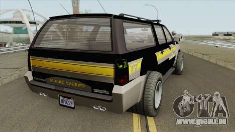 Chevrolet Suburban (Sheriff Blaine County) pour GTA San Andreas