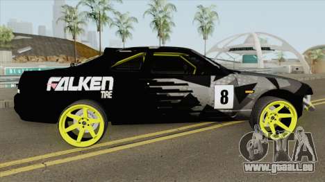 Nissan Skyline R33 Drift Falken Camo für GTA San Andreas