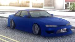 Nissan Silvia S14 Blue Stock für GTA San Andreas
