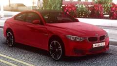 BMW M4 Coupe Red pour GTA San Andreas