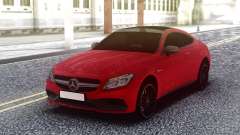 Mercedes-Benz C63S AMG Red pour GTA San Andreas