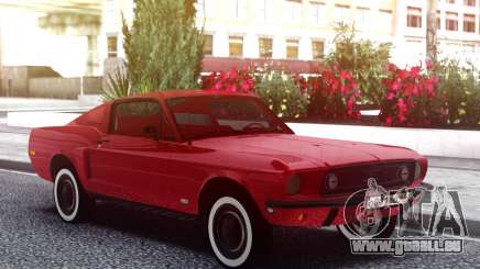 Ford Mustang 1967 Red Muscle für GTA San Andreas