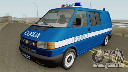 Volkswagen Transporter Mk4 Policija V2 1999 pour GTA San Andreas
