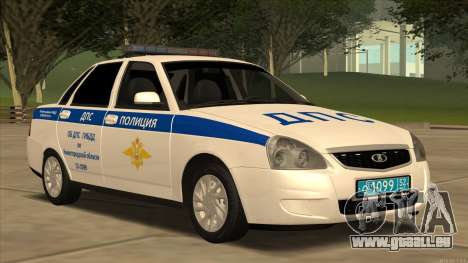 Lada 2170 ÜBER Verkehrs-Polizei für GTA San Andreas