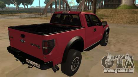 Ford F150 Raptor Stock pour GTA San Andreas