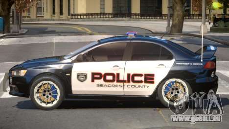Mitsubishi Lancer X Police V1.0 für GTA 4