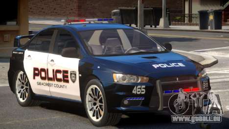 Mitsubishi Lancer X Police V1.0 pour GTA 4