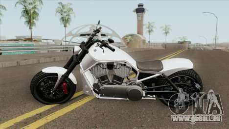 Western Motorcycle Nightblade (Stock) GTA V pour GTA San Andreas