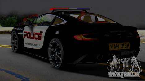 Aston Martin Vanquish Police Version (IVF) pour GTA San Andreas
