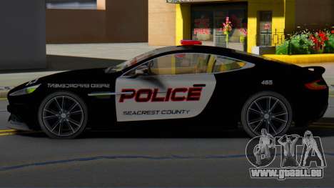 Aston Martin Vanquish Police Version (IVF) pour GTA San Andreas