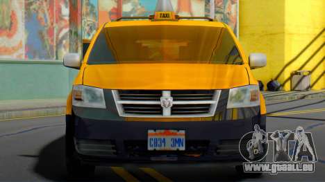 Dodge Grand Caravan 2009 Taxi pour GTA San Andreas