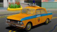 AZLK Moskvitch 408 URSS Police pour GTA San Andreas