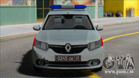 Renault Logan 2016 Garde russe pour GTA San Andreas