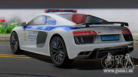 Audi R8 2015 Police für GTA San Andreas