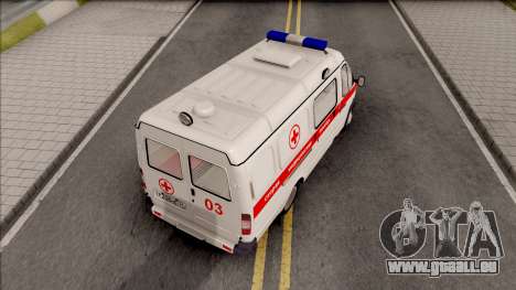 32214 GAZelle Krankenwagen für GTA San Andreas
