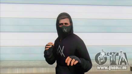 GTA Online Skin Ramdon Alan Walker V1 pour GTA San Andreas