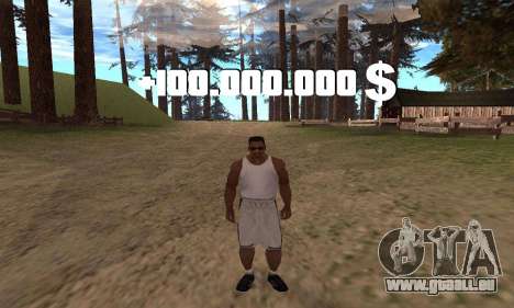 Plus 100 000 000 $ et nettoyer la recherche pour GTA San Andreas