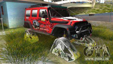 Jeep Wrangler Rubicon Caterpillar pour GTA San Andreas