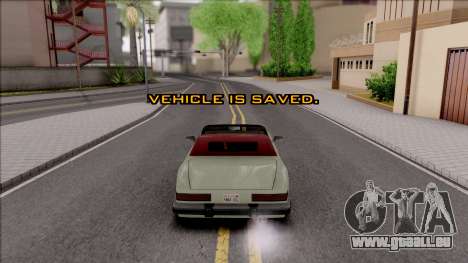 UngSaveCar v1 pour GTA San Andreas