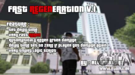 Fast Regeneration v.1 pour GTA San Andreas