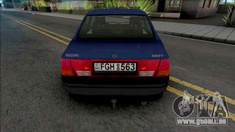 Suzuki Swift Sedan pour GTA San Andreas