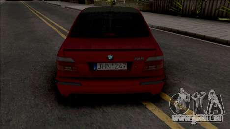 BMW M5 E39 Stanced Red pour GTA San Andreas