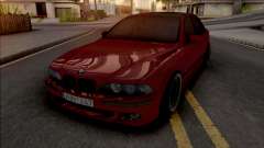 BMW M5 E39 Stanced Red pour GTA San Andreas