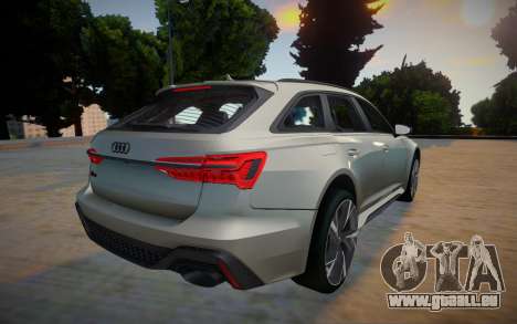 Audi RS6 2020 Silver Style pour GTA San Andreas