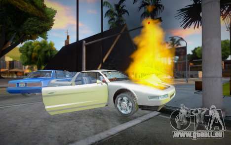 Le moteur ne fonctionne pas lorsqu’il est enflam pour GTA San Andreas