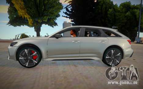 Audi RS6 2020 Silver Style pour GTA San Andreas