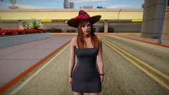GTA Online Skin Ramdon Female Allian Dress Witch pour GTA San Andreas