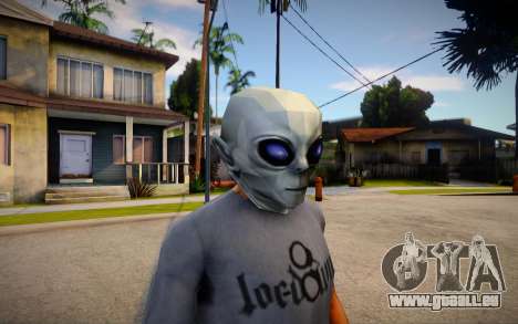 BULLY SE Alien Mask For CJ für GTA San Andreas