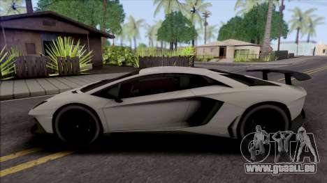 Lamborghini Aventador SV Coupe pour GTA San Andreas
