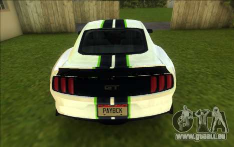 Ford Mustang RTR pour GTA Vice City